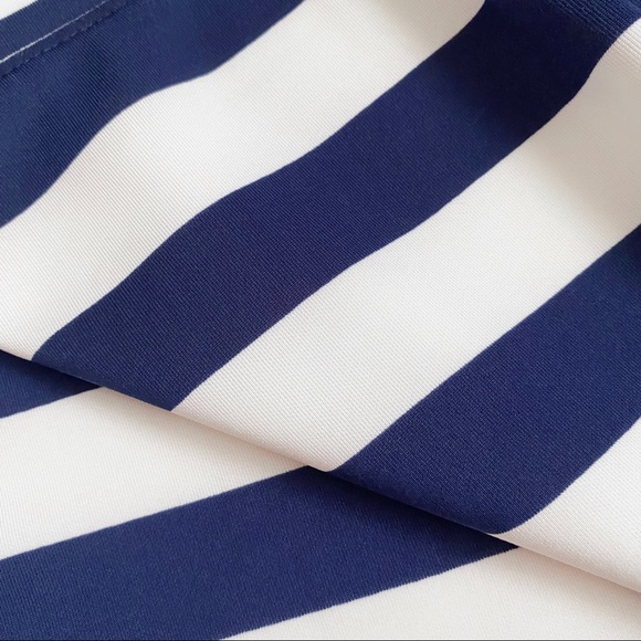 Forever 21 Navy Blue & White Stripe Skirt Size Medium - Picture 4 of 8